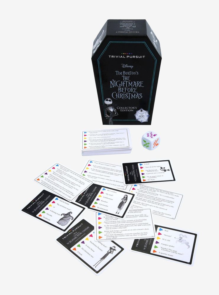 Disney The Nightmare Before Christmas Trivial Pursuit