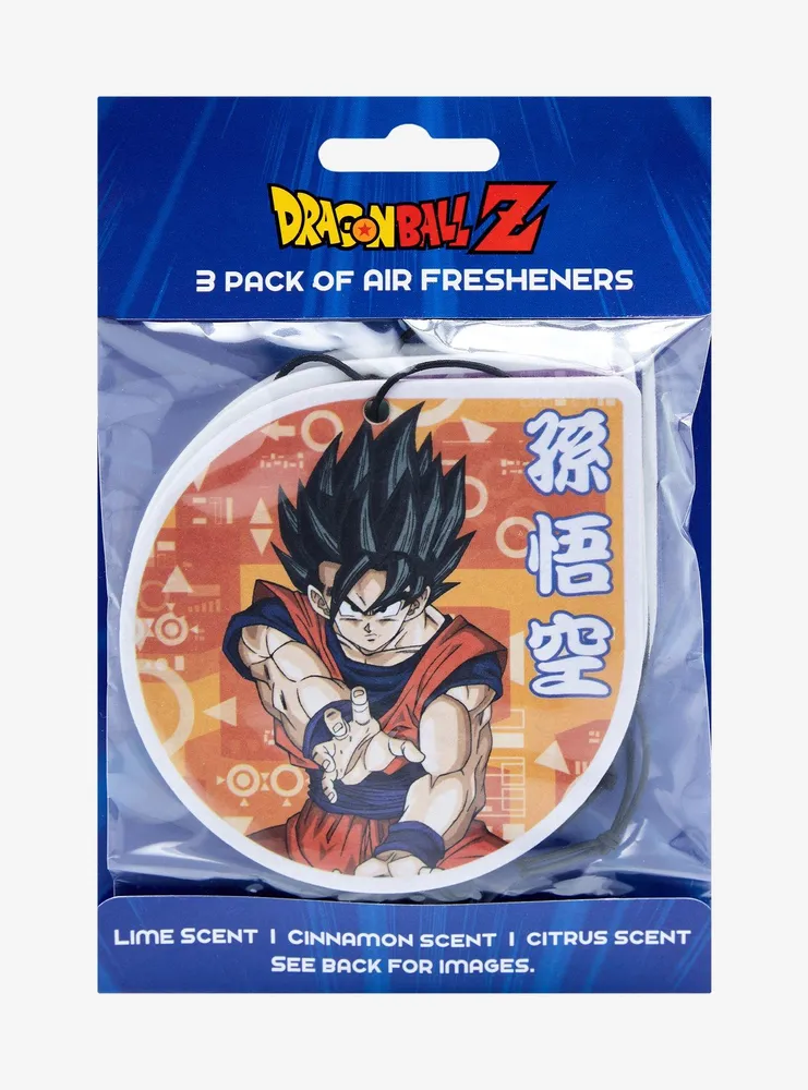 Dragon Ball Z Character Portrait Air Freshener 3-Pack