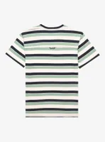 Studio Ghibli Spirited Away Haku Dragon Embroidered Striped T-Shirt - BoxLunch Exclusive