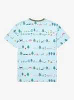 Sanrio Fruits Hello Kitty & Friends Linear T-Shirt - BoxLunch Exclusive