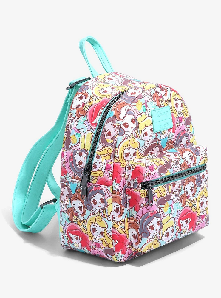 Loungefly Disney Chibi Princess Mini Backpack