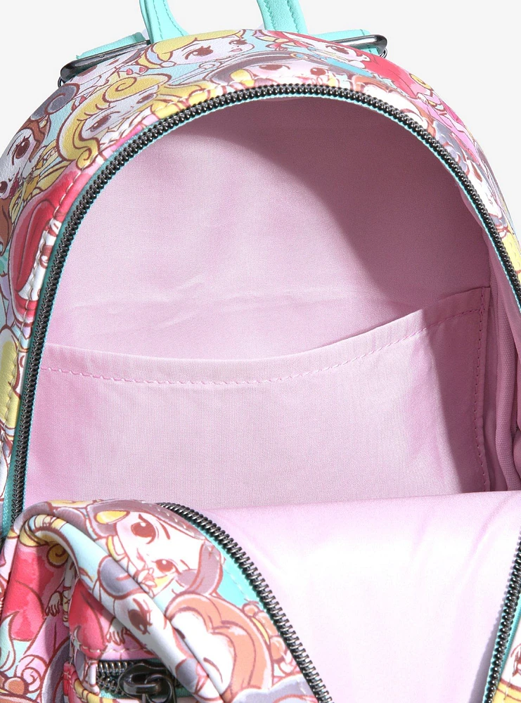 Loungefly Disney Chibi Princess Mini Backpack