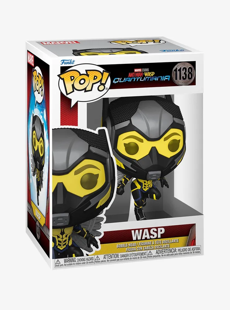 Funko Pop! Marvel Ant-Man and The Wasp: Quantumania Wasp Vinyl Bobble-Head