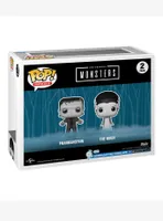 Funko Universal Monsters Pop! Movies Frankenstein & The Bride Vinyl Figure Set Hot Topic Exclusive