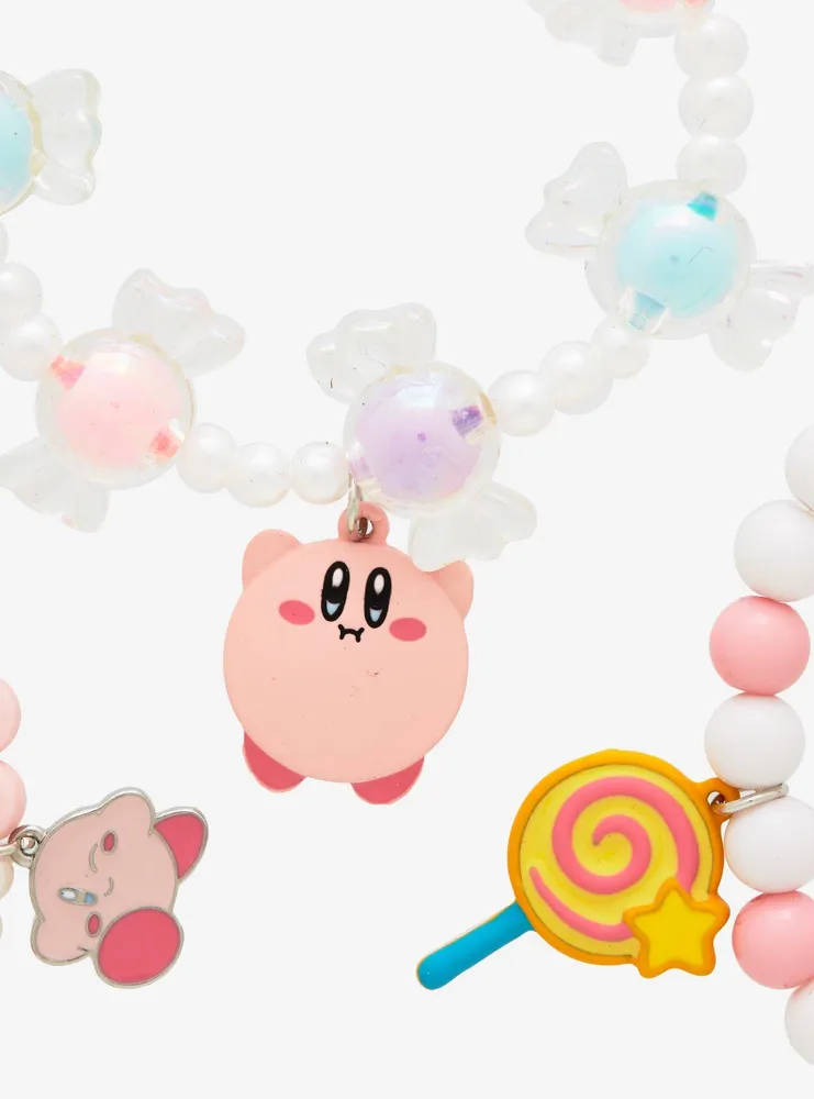 Kirby Candy Beaded Bracelet Set