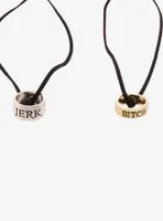 Supernatural Bitch & Jerk Bestie Necklace Set