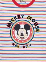 Disney Mickey Mouse Oh Boy Striped Long Sleeve T-Shirt - BoxLunch Exclusive