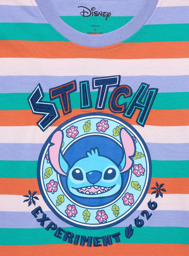 Disney Lilo & Stitch Experiment 626 Striped Long Sleeve T-Shirt - BoxLunch Exclusive