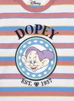 Disney Snow White and the Seven Dwarfs Dopey Striped Long Sleeve T-Shirt - BoxLunch Exclusive