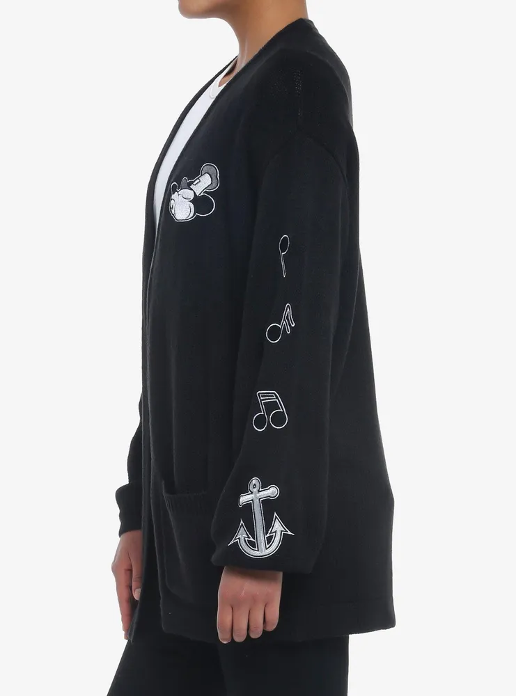 Disney Steamboat Willie Icons Girls Open Cardigan