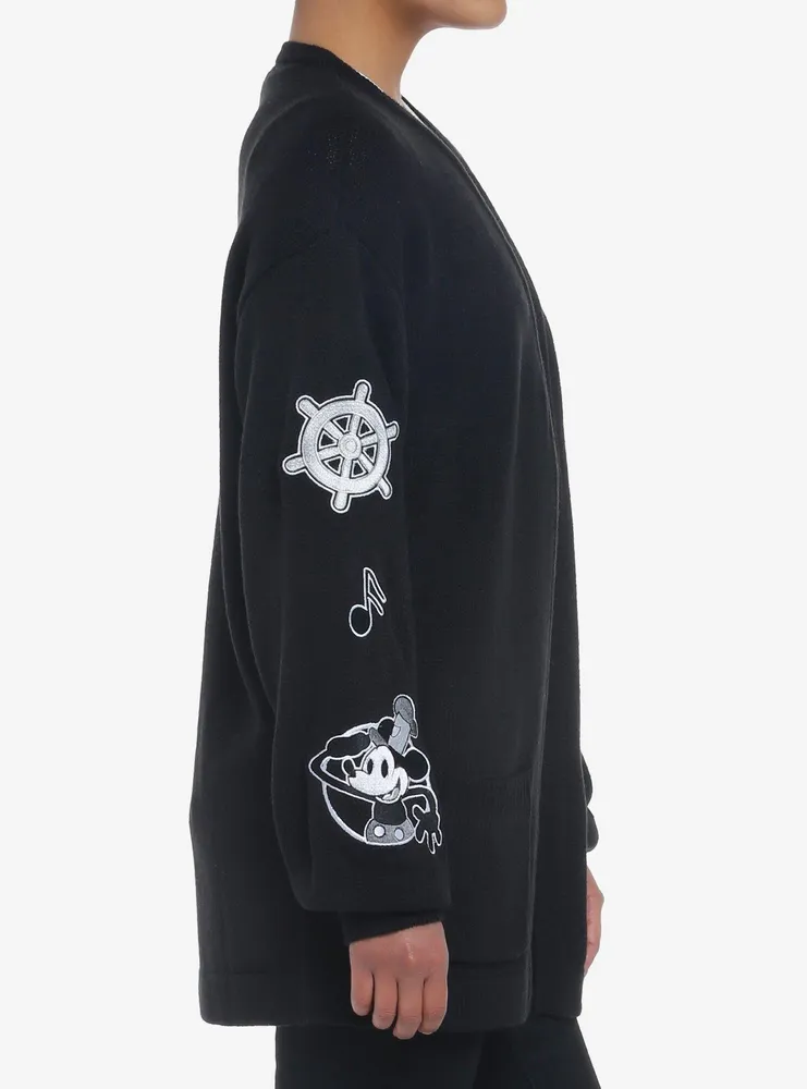 Disney Steamboat Willie Icons Girls Open Cardigan