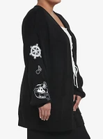 Disney Steamboat Willie Icons Girls Open Cardigan Plus