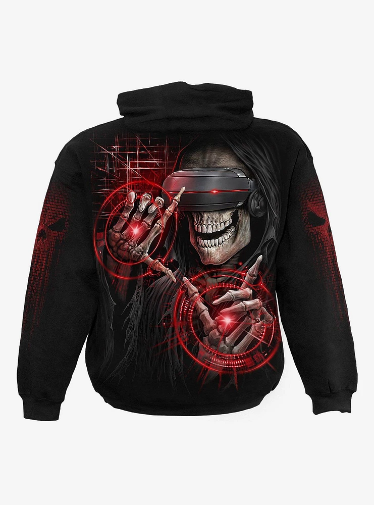 Cyber Death Black Hoodie