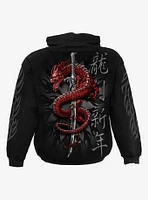 Mystical Dragon Black Hoodie