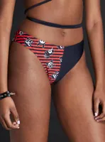 Skelanimals Split Stripe Swim Bottoms