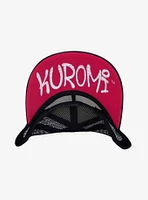 Kuromi Pink Flames Trucker Hat