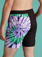 Invader Zim GIR Tie-Dye Split Swim Trunks