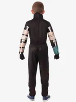 Half Masked Skeleton Youth Costume