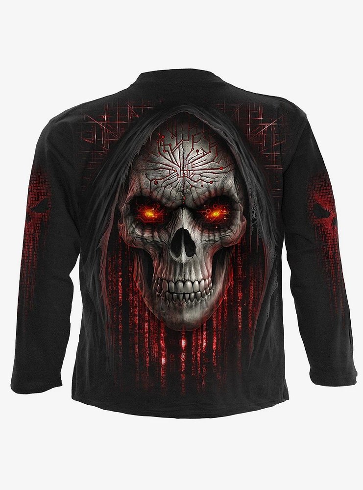 Cyber Death Black Longsleeve T-Shirt