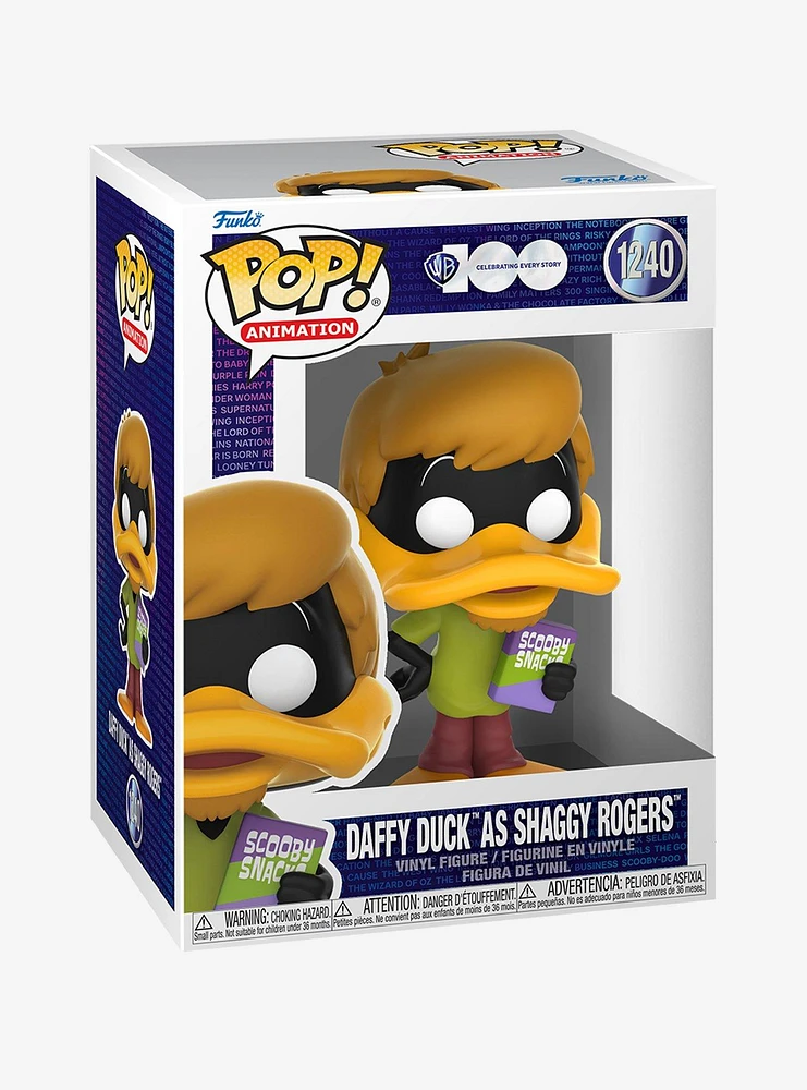 Funko Looney Tunes Pop! Animation Daffy Duck As Shaggy Rogers Vinyl Figure