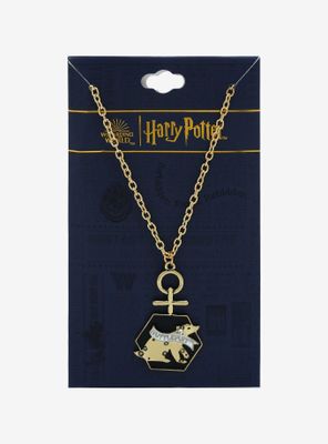 Harry Potter Hufflepuff Pendant Necklace - BoxLunch Exclusive