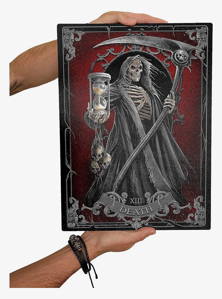 Death Tarot Glass Chopping Board