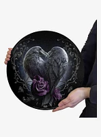 Raven Heart Glass Chopping Board