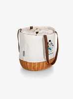 Disney Mickey Mouse NFL Miami Dolphins Canvas Willow Basket Tote