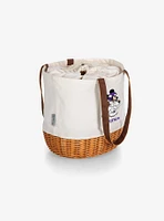 Disney Mickey Mouse NFL Minnesota Vikings Canvas Willow Basket Tote