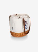 Disney Mickey Mouse NFL Buffalo Bills Canvas Willow Basket Tote