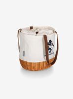 Disney Mickey Mouse NFL Denver Broncos Canvas Willow Basket Tote
