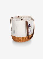 Disney Mickey Mouse NFL Minnesota Vikings Canvas Willow Basket Tote