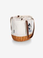 Disney Mickey Mouse NFL Tennessee Titans Canvas Willow Basket Tote