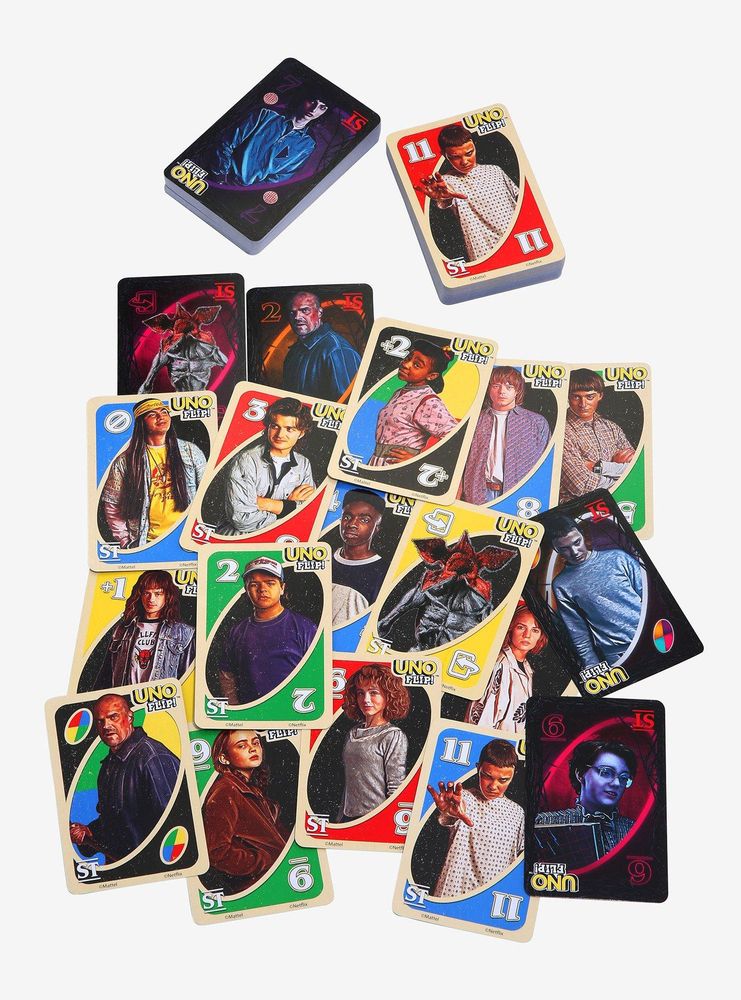Uno Flip: Stranger Things Edition Card Game