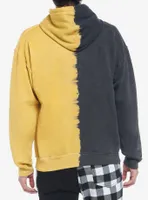 Nirvana Black & Yellow Split-Dye Logo Hoodie