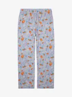 Studio Ghibli Howl’s Moving Castle Calcifer Floral Allover Print Sleep Pants - BoxLunch Exclusive