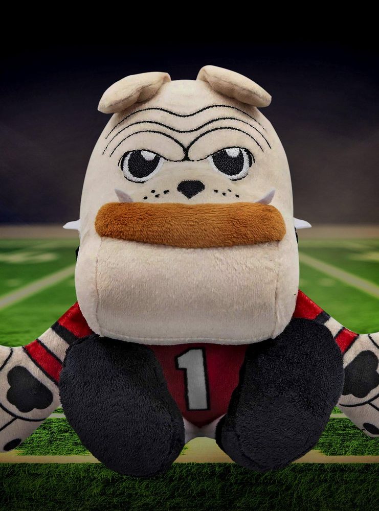 NCAA Georgia Bulldogs Hairy Dawg Mascot 8" Bleacher Creatures Kuricha Sitting Plush