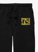 Jurassic World Raptor Yellow Sign Pajama Pants