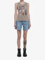Guild Of Calamity Forest Creatures Earthy Wash Girls Tank Top