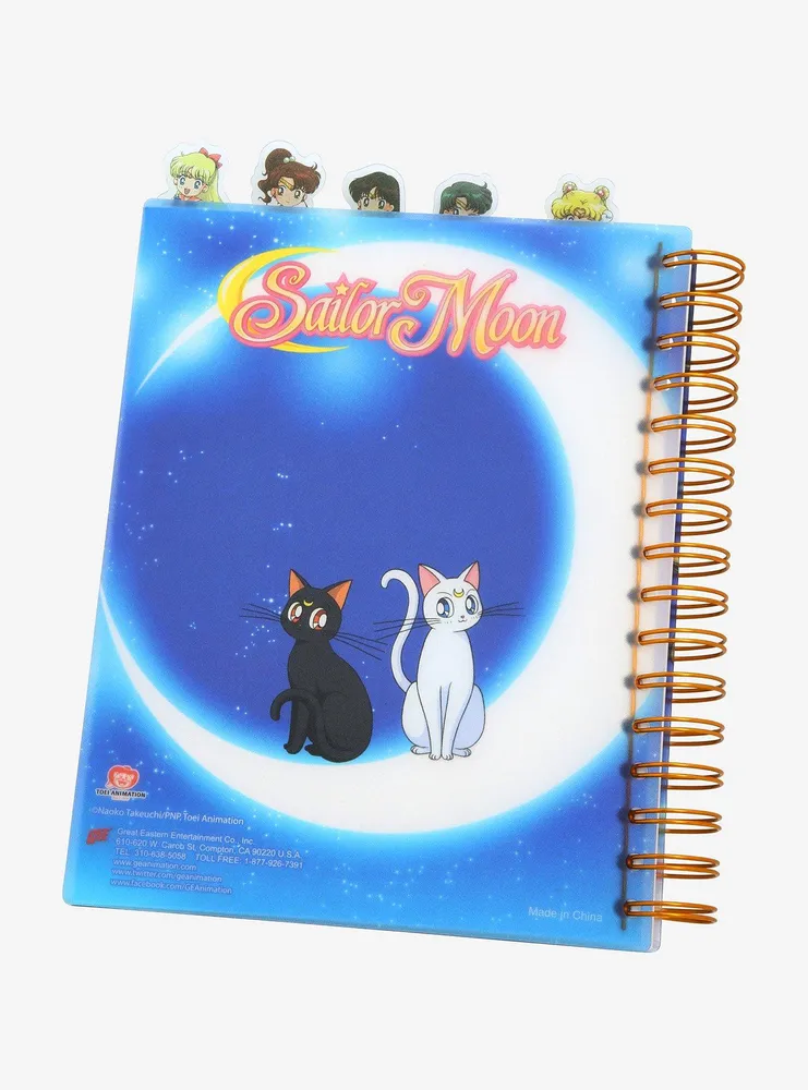 Sailor Moon Sailor Scouts Figural Tab Journal 