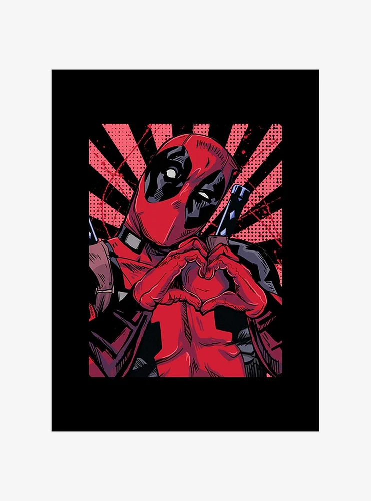 Marvel Deadpool Heart T-Shirt