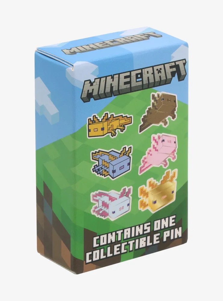 Minecraft Axolotl Blind Box Enamel Pin