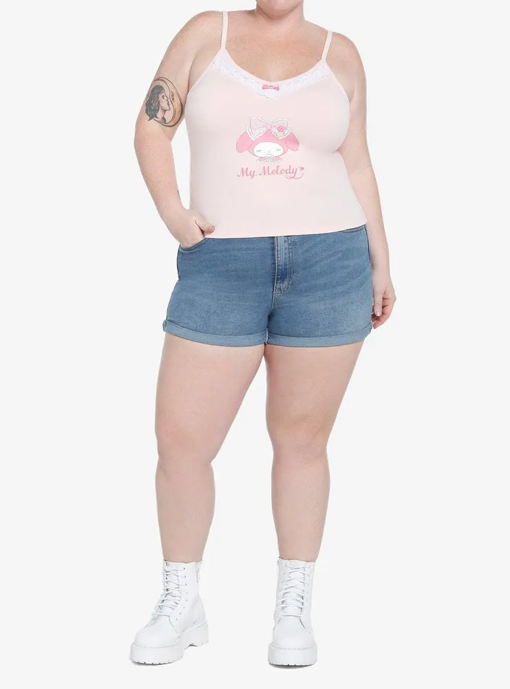 My Melody Pink Lace Girls Cami Plus