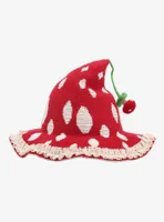 Mushroom Cottage Witch Hat