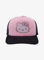 Hello Kitty Rhinestone Trucker Hat