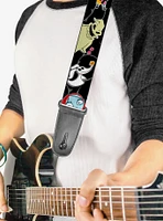 The Nightmare Before Christmas 4 Mini Character Poses Guitar Strap