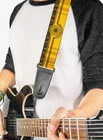 Star Wars C3Po Wires Bounding Guitar Strap