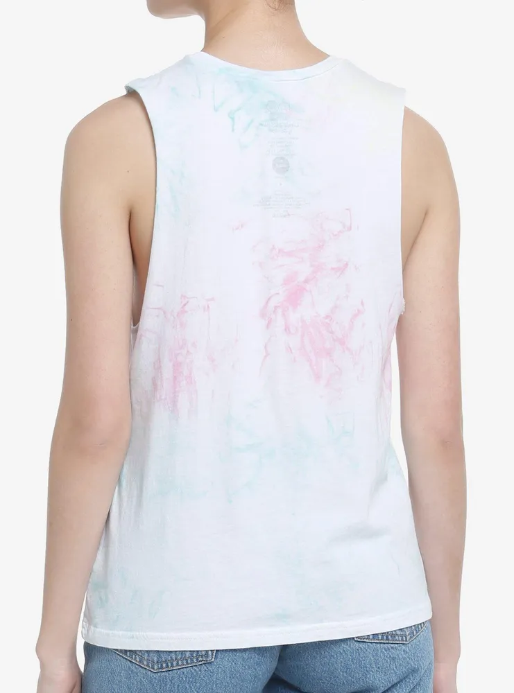 Little Twin Stars Mushroom Tie-Dye Girls Muscle Tank Top