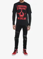 Disturbance Skull Twofer Long-Sleeve T-Shirt