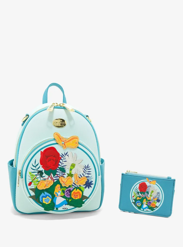 Disney Alice in Wonderland Singing Flowers Mini Backpack
